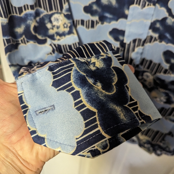 Awesome 70's Button Down Dress Casual.  Men's XL  17-17 1/2 - Picture 4 of 5